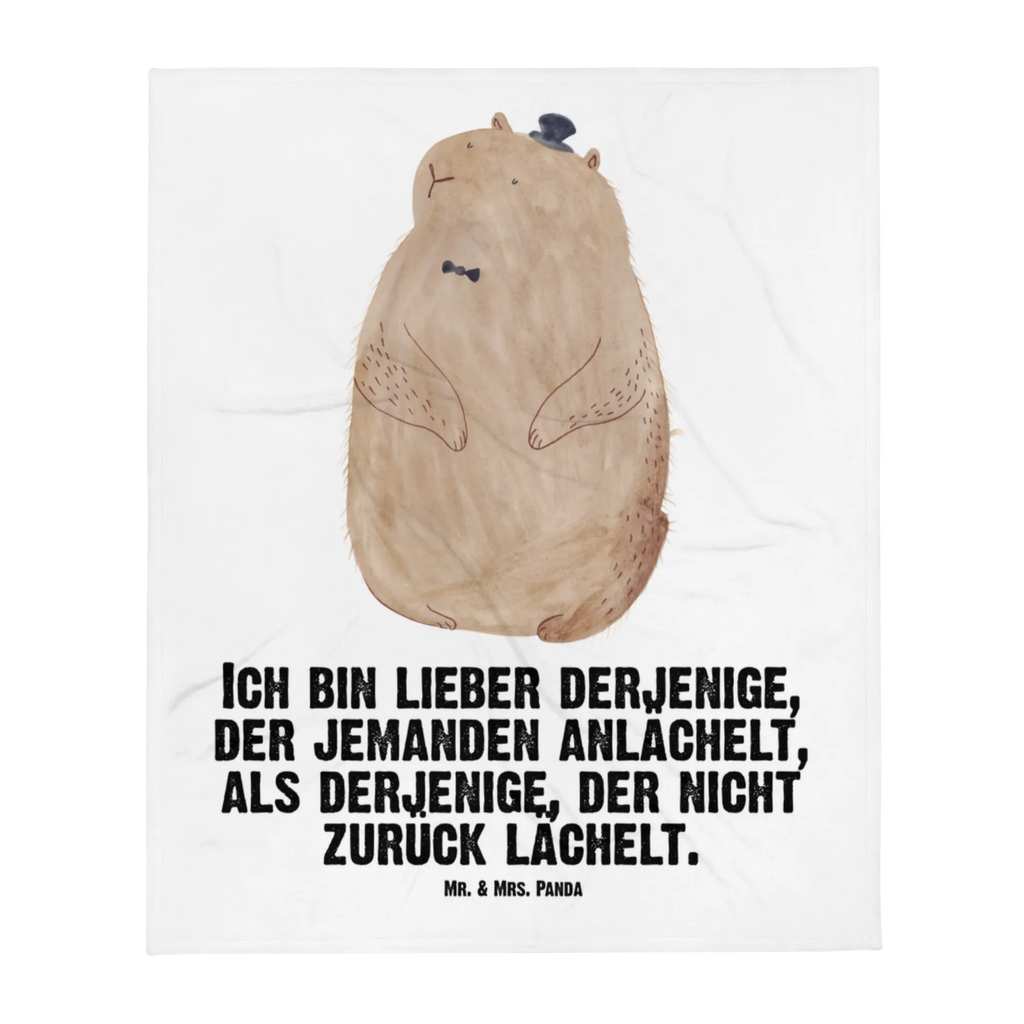 Kocyk dla niemowląt Świstak Babydecke, Babygeschenk, Geschenk Geburt, Babyecke Kuscheldecke, Krabbeldecke, Tiermotive, Gute Laune, lustige Sprüche, Tiere, Knigge, Fröhlichkeit, Murmeltier, Freundlichkeit, Respekt, Anstand