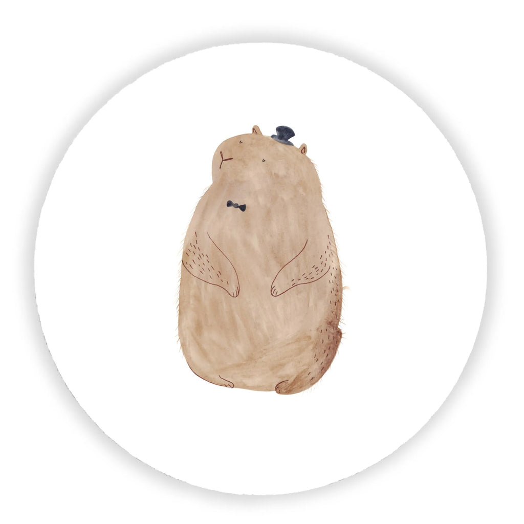 Okrągły magnes Świstak Kühlschrankmagnet, rundmagnet, kühlschrankmagnete, magnete, Tiere, Tiermotive, Gute Laune, Lustige Sprüche, Fröhlichkeit, Freundlichkeit, Knigge, Anstand, Respekt, Murmeltier