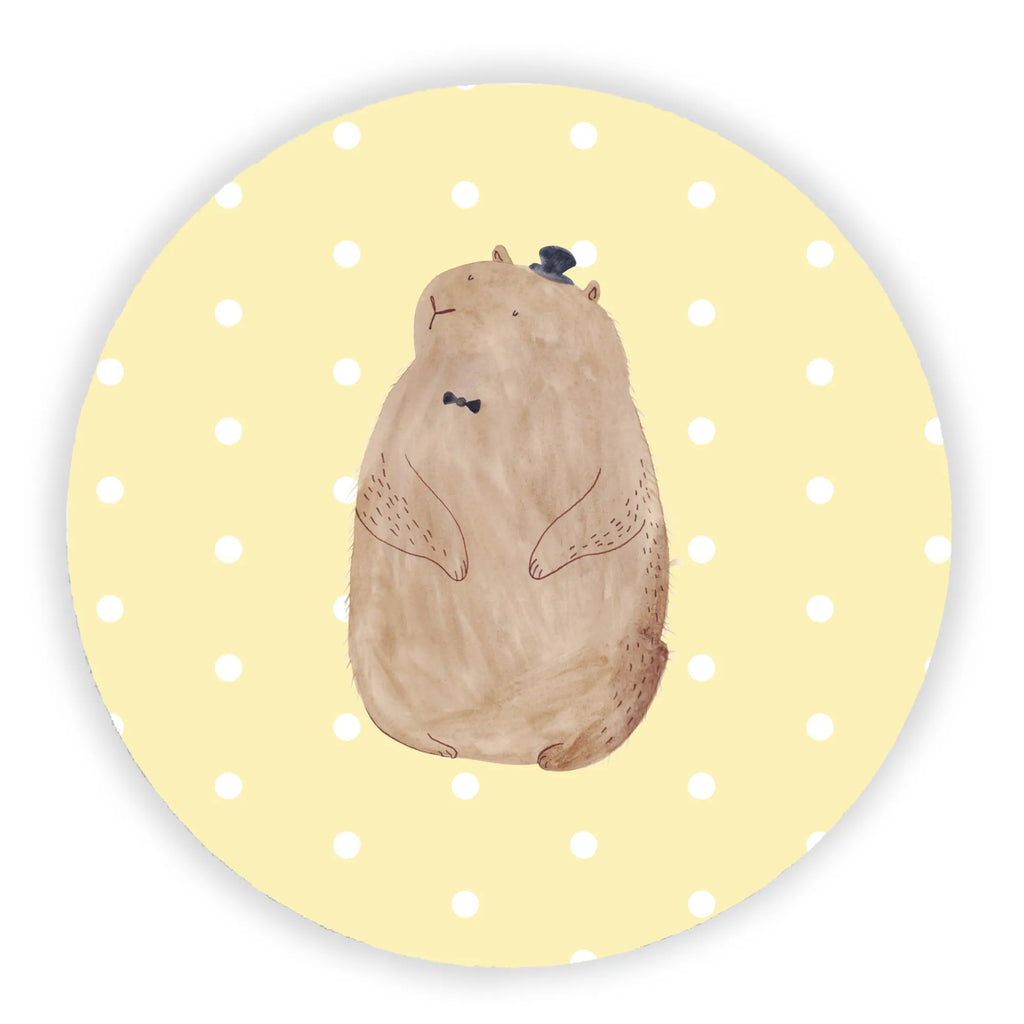 Okrągły magnes Świstak Kühlschrankmagnet, rundmagnet, kühlschrankmagnete, magnete, Tiere, Tiermotive, Gute Laune, Lustige Sprüche, Fröhlichkeit, Freundlichkeit, Knigge, Anstand, Respekt, Murmeltier