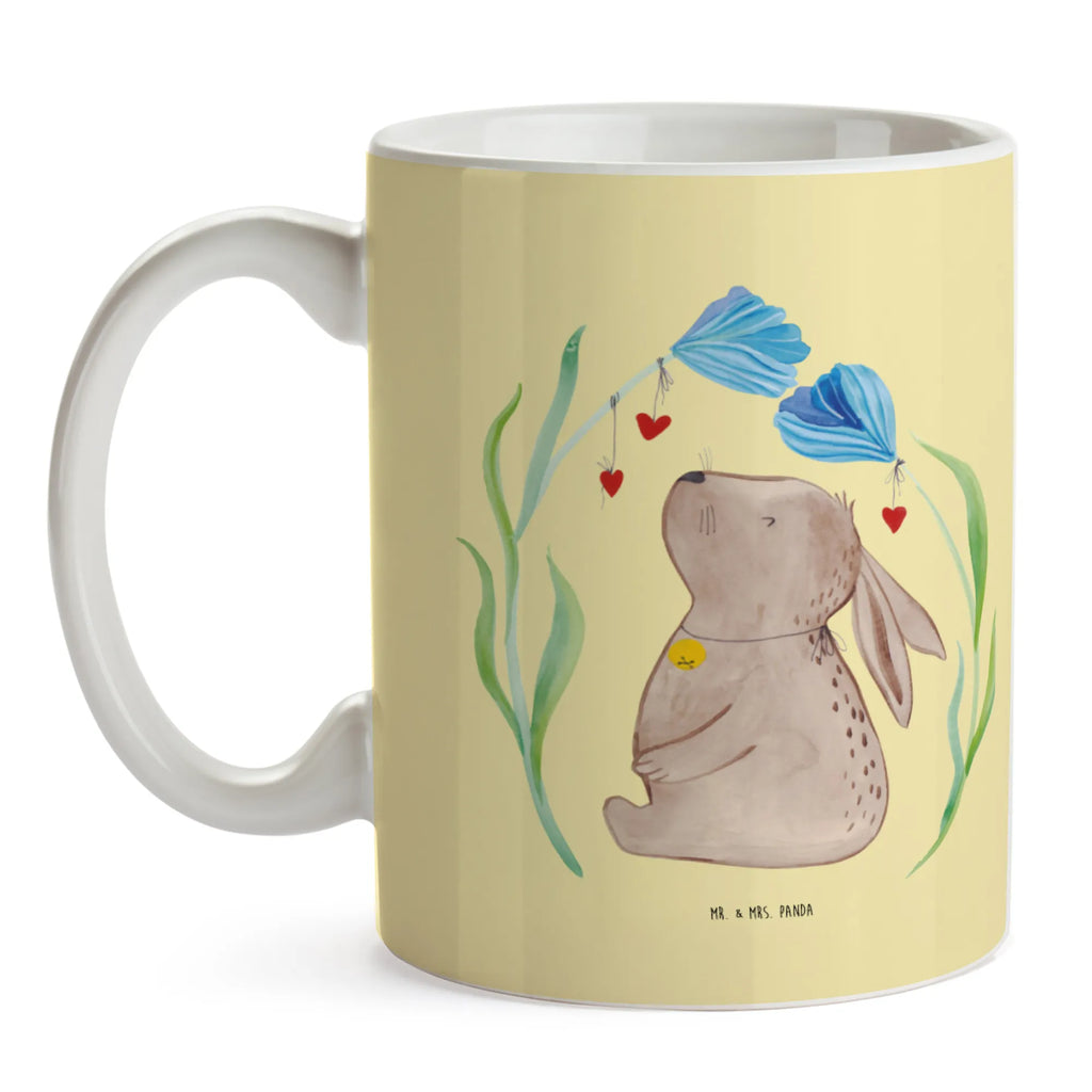 Mug Hare flower Porzellantasse, Tasse, Tasse mit Zitaten, Teetasse, Keramiktasse, Geschenktasse, Tasse mit Motiven, Kaffeetasse, Bürotasse, Ostern, Osterhase, Ostergeschenke, Osternest, Osterdeko, Geschenke zu Ostern, Ostern Geschenk, Ostergeschenke Kinder, Ostern Kinder, Schwangerschaft, Hoffnung, Taufgeschenk, Hase, Kaninchen, Taufe, Kindergeburtstag, Geburt, Geburtstag, Träume, Kind, erstes Kind