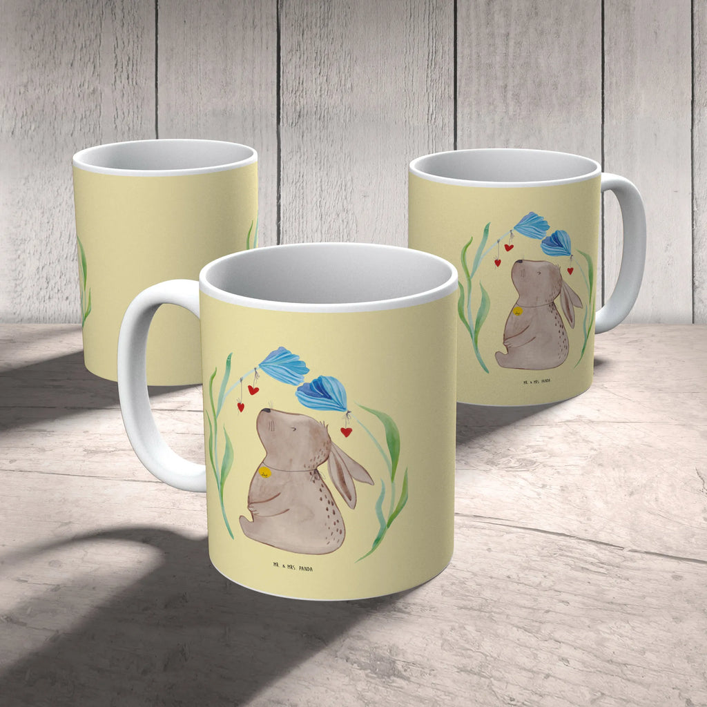 Mug Hare flower Porzellantasse, Tasse, Tasse mit Zitaten, Teetasse, Keramiktasse, Geschenktasse, Tasse mit Motiven, Kaffeetasse, Bürotasse, Ostern, Osterhase, Ostergeschenke, Osternest, Osterdeko, Geschenke zu Ostern, Ostern Geschenk, Ostergeschenke Kinder, Ostern Kinder, Schwangerschaft, Hoffnung, Taufgeschenk, Hase, Kaninchen, Taufe, Kindergeburtstag, Geburt, Geburtstag, Träume, Kind, erstes Kind