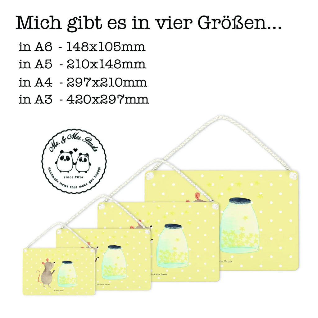 Decorative sign Mouse Stars small animals, cute, funny, cute animal motives, hand drawn, small world, funny sayings, good mood, happy, gifts, gift ideas, special gifts, animal lover, card, child, birthday, dreams, child birthday, wish, Mouse, baptism, first child, birth, hope, baptism gift, stars, pregnancy