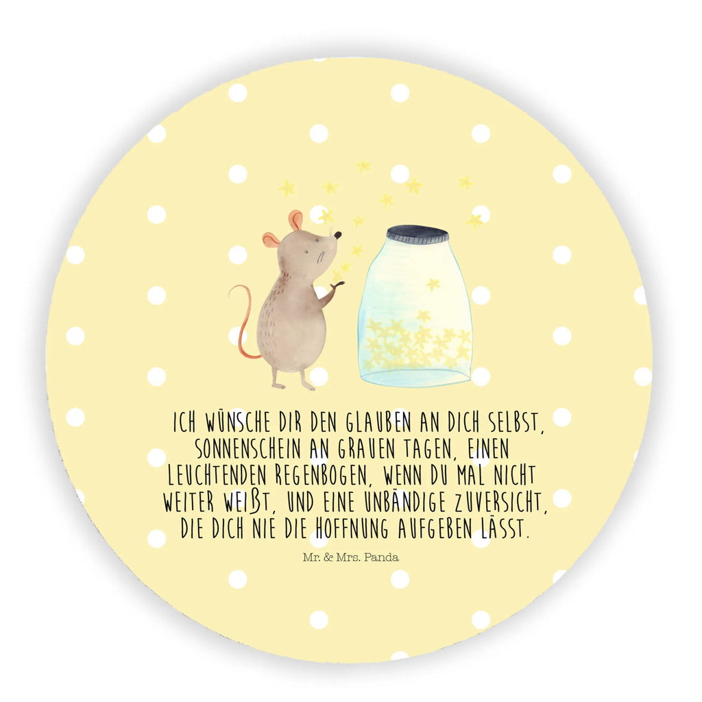 Okrągły magnes mysz Gwiazdy Motywy zwierzęce, dobra energia, zabawne powiedzonka, zwierzęta