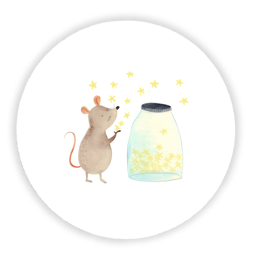 Okrągły magnes mysz Gwiazdy Motywy zwierzęce, dobra energia, zabawne powiedzonka, zwierzęta