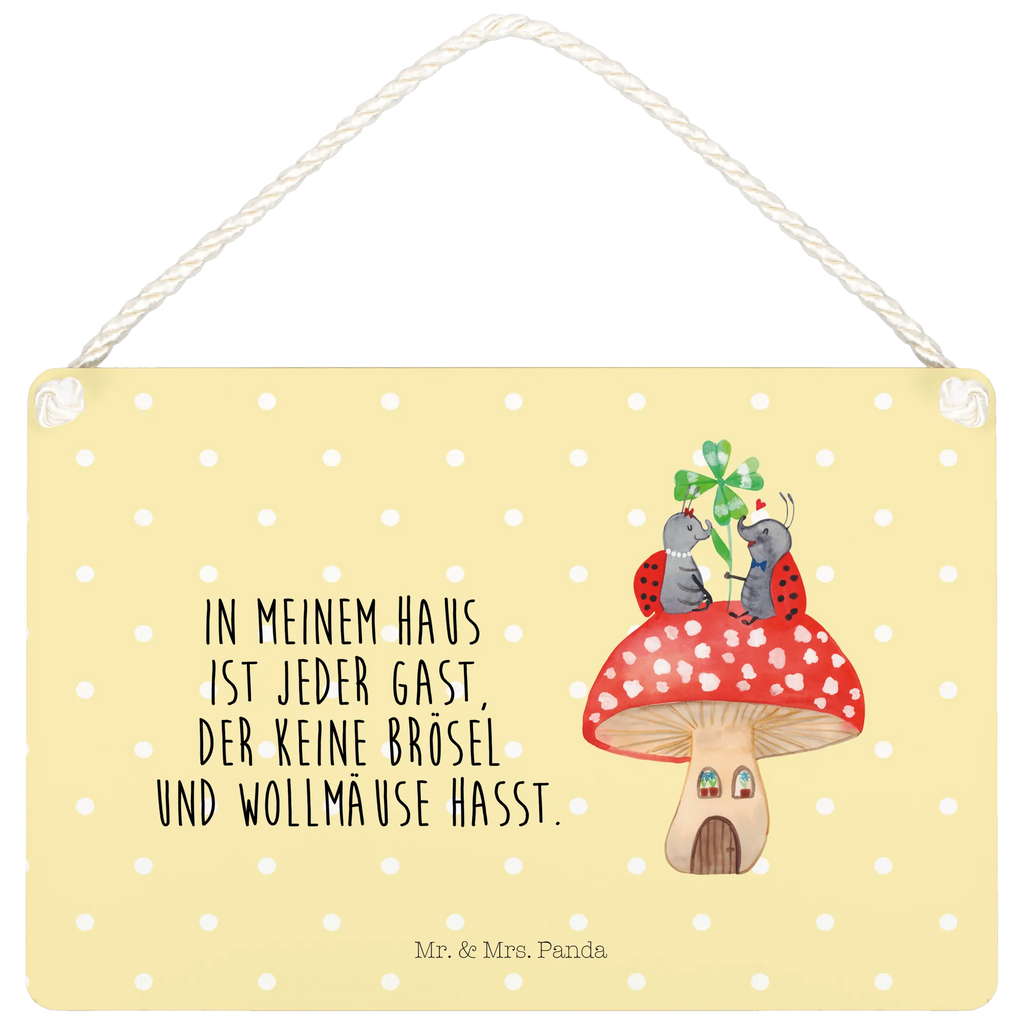 Dekoracyjny znak biedronka Muchomor Motywy zwierzęce, dobra energia, zabawne powiedzonka, zwierzęta