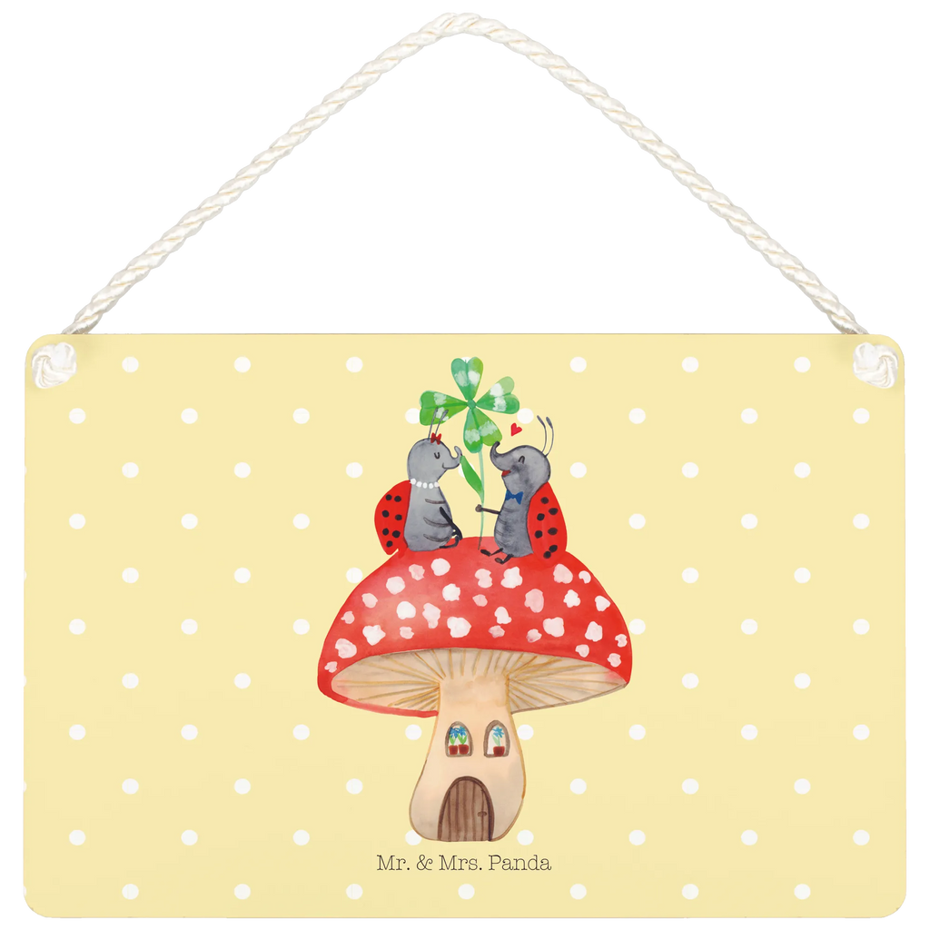 Dekoracyjny znak biedronka Muchomor Motywy zwierzęce, dobra energia, zabawne powiedzonka, zwierzęta