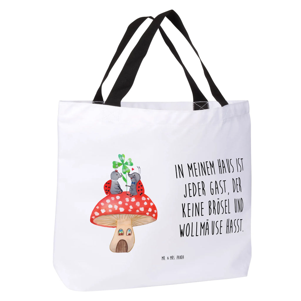 Shopper ladybug toadstool Frau, Tasche, Tragebeutel, Beutel, XXL Tasche, Statementbeutel, Freizeittasche, Alltagstasche, Stofftasche, Shopper, Schultertasche, Strandtasche, Tüte, Schultasche, XL, Einkaufstasche, Schulbeutel, Einkaufsbeutel, Ausflug, Gute Laune, Tiermotive, Tiere, lustige Sprüche, Fliegenpilz, Marienkäfer, Fleigenpilzhaus, zuhause, Haus, Wohnung