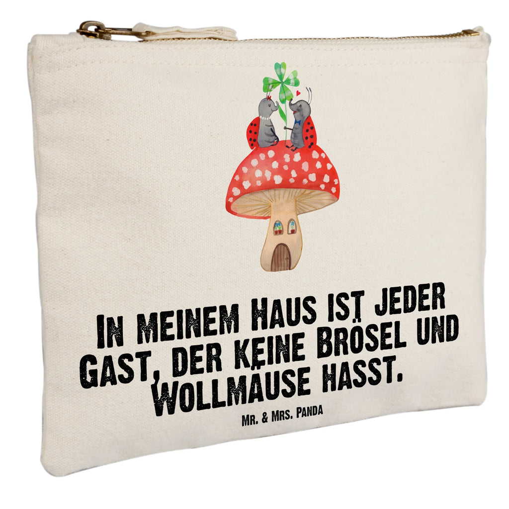 torebka na makijaż biedronka Muchomor aufbewahrungsbeutel, utensilientasche, toiletry bag, aufbewahrungstasche, Kulturtasche, Stiftemäppchen, Kulturbeutel, Federmappe, Schminktasche, beauty case, pinsel tasche, Kosmetikbeutel, Waschbeutel, Schminktäschchen, Schminkbeutel, pencil case, Schlampermäppchen, Waschtasche, kosmetiktäschchen, Kosmetiktasche, Mäppchen, Etui, beauty tasche, Tiermotive, Tiere, Lustige Sprüche, Gute Laune, Haus, Wohnung, Fliegenpilz, Marienkäfer, Zuhause, Fleigenpilzhaus