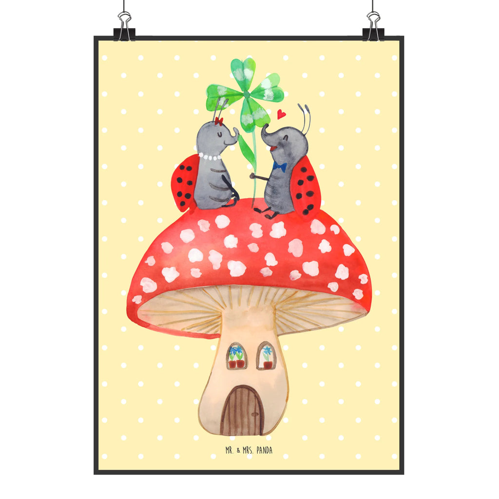 Poster ladybug toadstool Wanddeko Bild, Wandschmuck, wanddeko, Deko Poster, Designposter, wanddruck, typografie poster, Wandbild, drucke, grafikposter, Design Poster, Poster, Kunstdruck, Posterdruck, wandkunst, Wanddekoration, Wandposter, kunstposter, Mr. & Mrs. Panda Poster, Plakat, Panda Poster, kunstdruck poster, Deko Bild, Bild, Lustige Sprüche, Tiermotive, Gute Laune, Tiere, Wohnung, Zuhause, Haus, Fleigenpilzhaus, Marienkäfer, Fliegenpilz