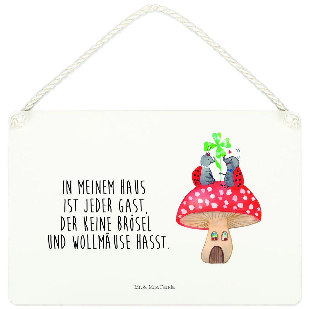 Dekoracyjny znak biedronka Muchomor Motywy zwierzęce, dobra energia, zabawne powiedzonka, zwierzęta