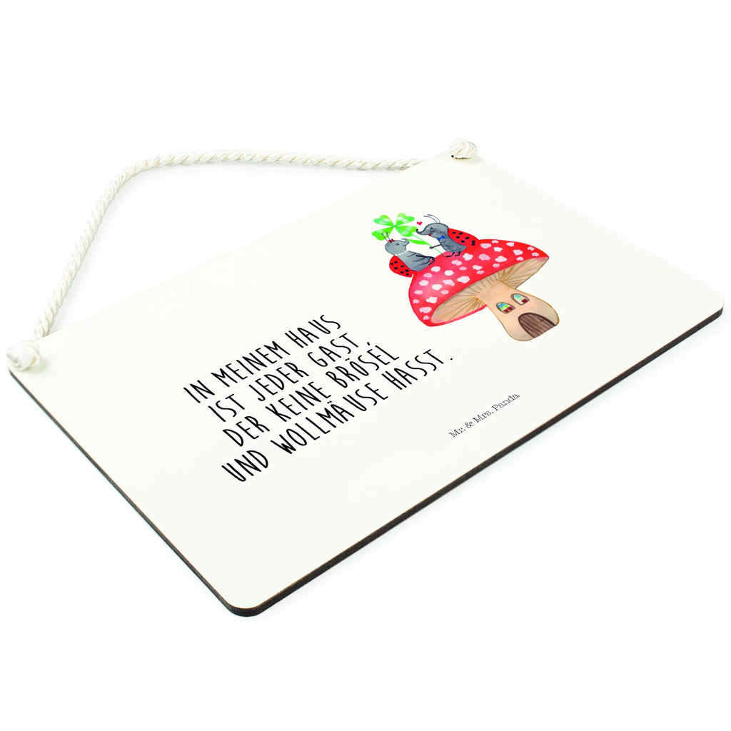 Dekoracyjny znak biedronka Muchomor Motywy zwierzęce, dobra energia, zabawne powiedzonka, zwierzęta