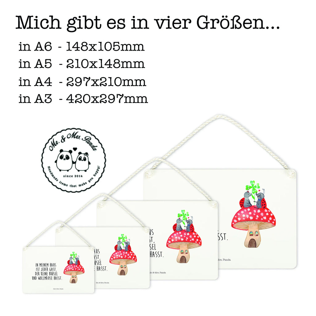 Dekoracyjny znak biedronka Muchomor Motywy zwierzęce, dobra energia, zabawne powiedzonka, zwierzęta