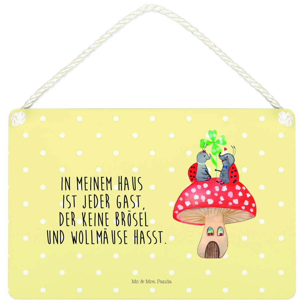 Dekoracyjny znak biedronka Muchomor Motywy zwierzęce, dobra energia, zabawne powiedzonka, zwierzęta