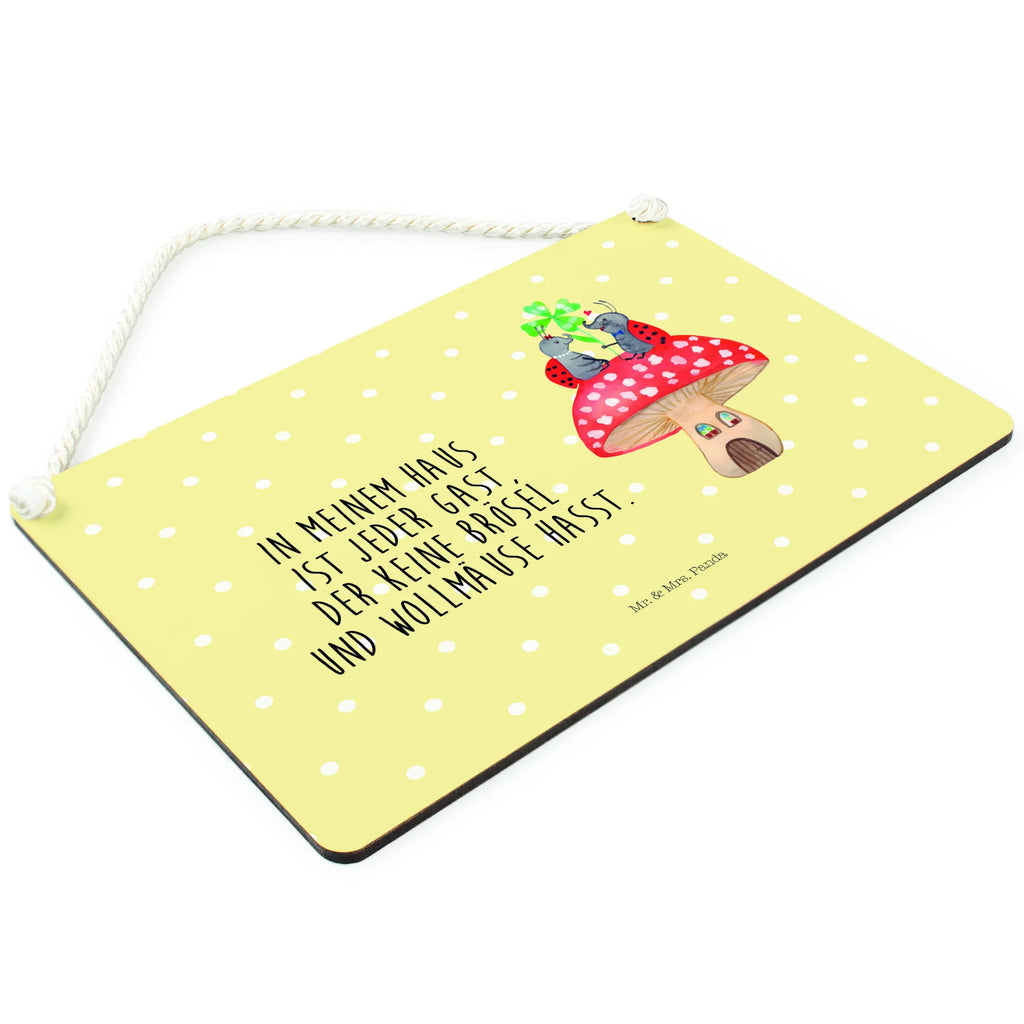 Dekoracyjny znak biedronka Muchomor Motywy zwierzęce, dobra energia, zabawne powiedzonka, zwierzęta