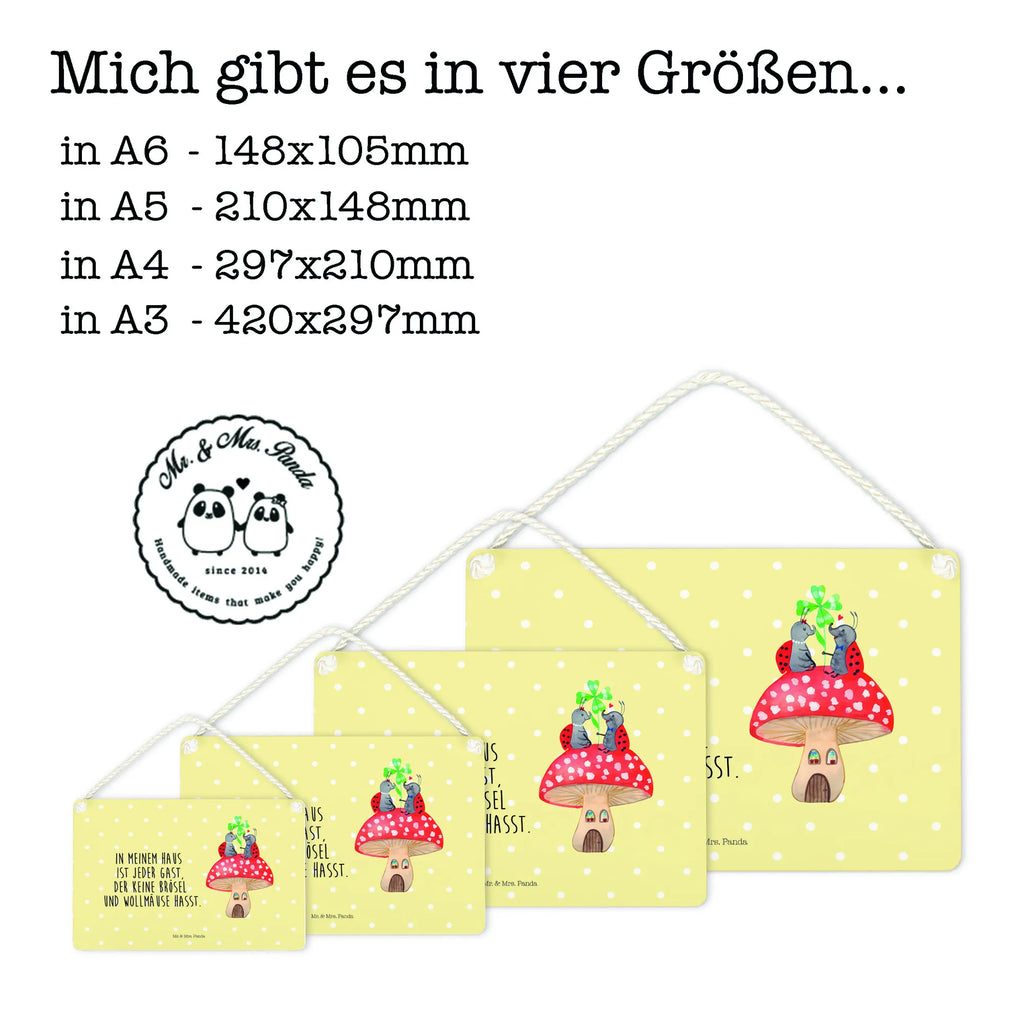 Dekoracyjny znak biedronka Muchomor Motywy zwierzęce, dobra energia, zabawne powiedzonka, zwierzęta