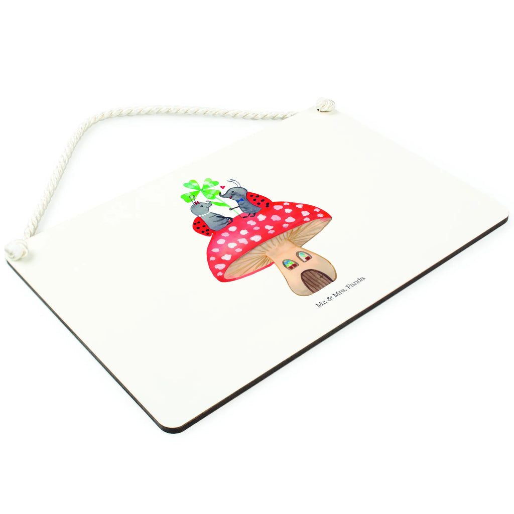 Dekoracyjny znak biedronka Muchomor Motywy zwierzęce, dobra energia, zabawne powiedzonka, zwierzęta