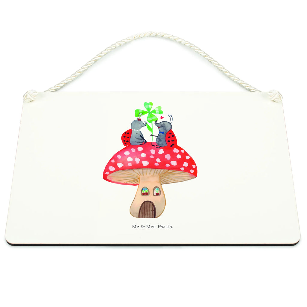 Dekoracyjny znak biedronka Muchomor Motywy zwierzęce, dobra energia, zabawne powiedzonka, zwierzęta