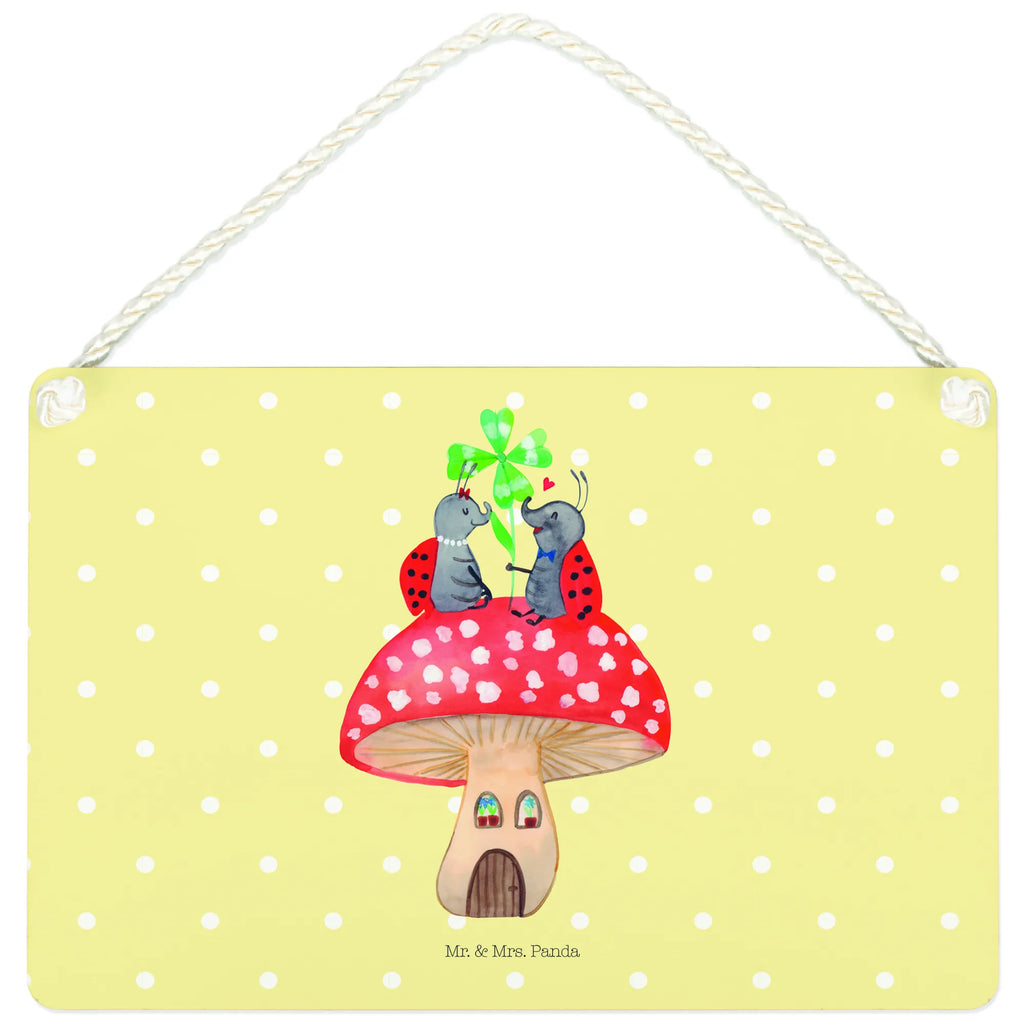 Dekoracyjny znak biedronka Muchomor Motywy zwierzęce, dobra energia, zabawne powiedzonka, zwierzęta