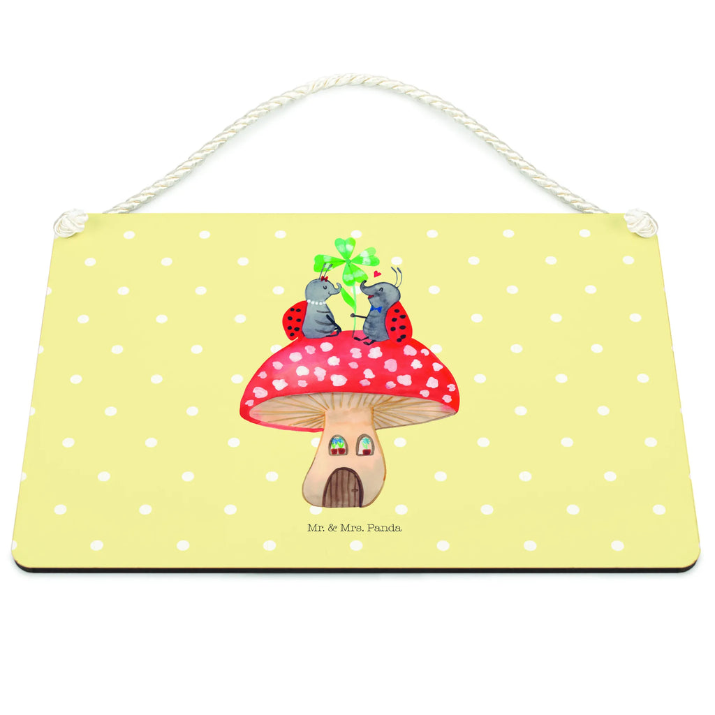 Dekoracyjny znak biedronka Muchomor Motywy zwierzęce, dobra energia, zabawne powiedzonka, zwierzęta