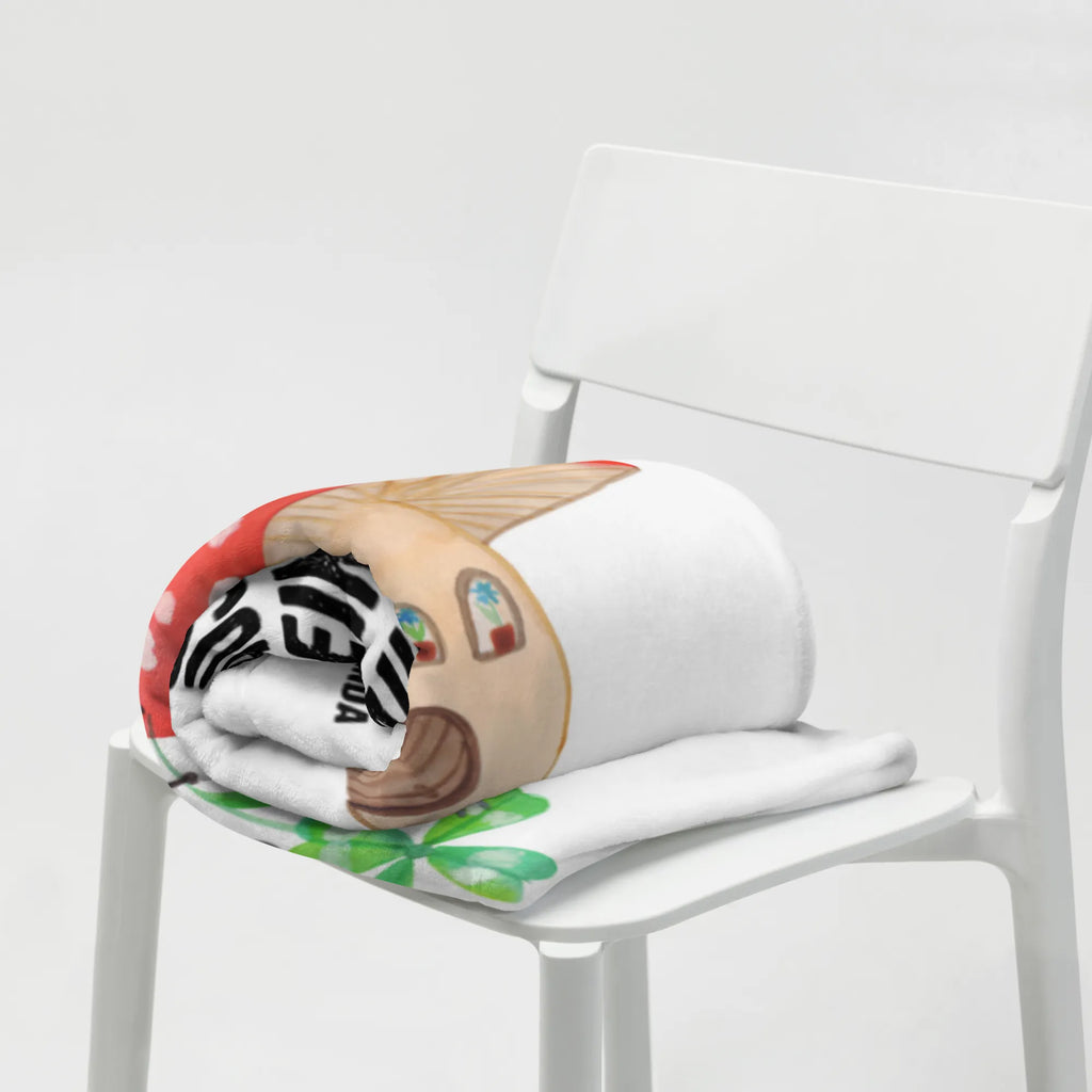 Baby blanket ladybug toadstool Babyecke Kuscheldecke, Babydecke, Krabbeldecke, Geschenk Geburt, Babygeschenk, Tiermotive, Gute Laune, lustige Sprüche, Tiere, Wohnung, Marienkäfer, Haus, Fleigenpilzhaus, Fliegenpilz, zuhause