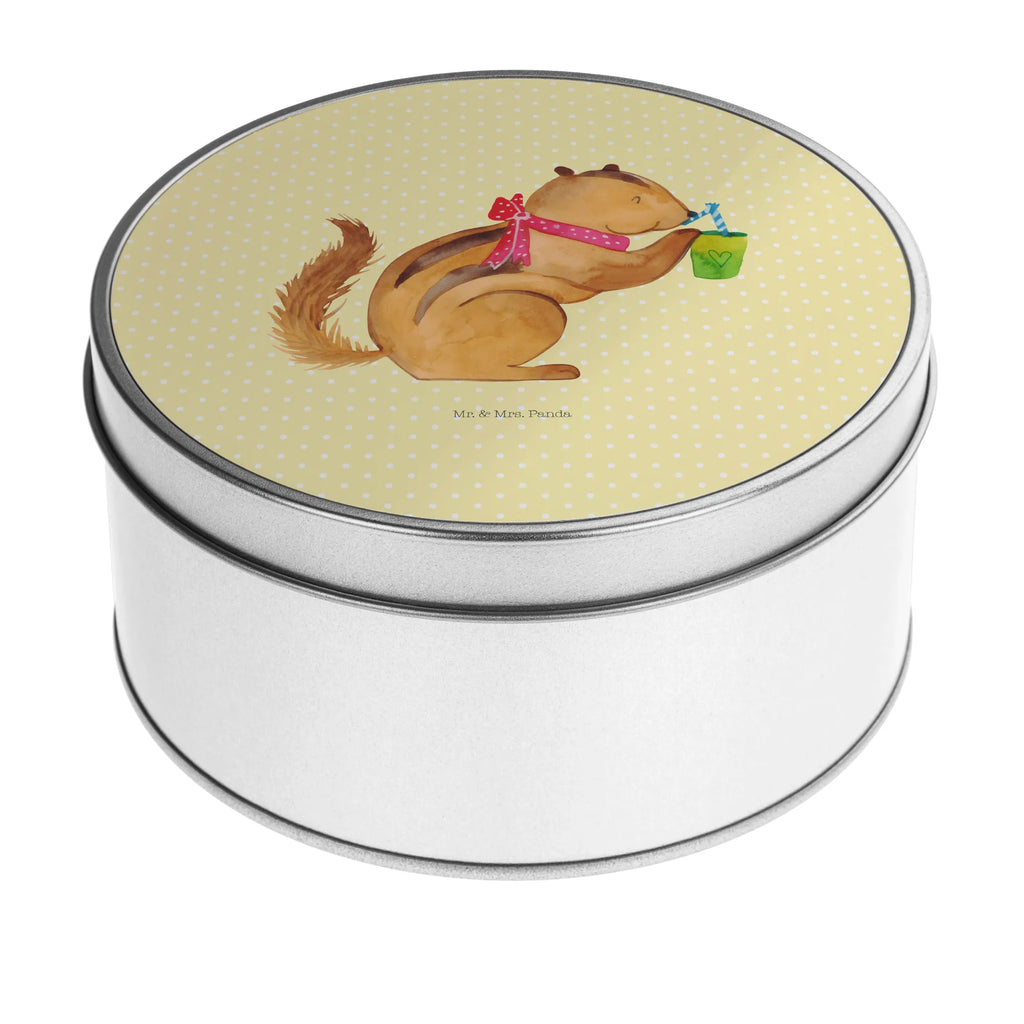 Round tin Squirrel smoothies storage, tin can, gift box, tin, storage tin, cookie tin, small animals, cute, funny, cute animal motives, hand drawn, small world, funny sayings, good mood, happy, gifts, gift ideas, special gifts, animal lover, card, chipmunks, Green smoothies, weight loss, squirrels, diet