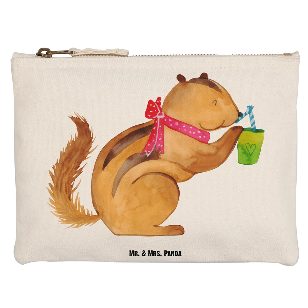 Make-up bag Squirrel smoothies Schminkbeutel, Kulturtasche, toiletry bag, pinsel tasche, utensilientasche, beauty tasche, Mäppchen, beauty case, Federmappe, Kulturbeutel, Waschbeutel, aufbewahrungstasche, aufbewahrungsbeutel, Schlampermäppchen, Etui, Kosmetiktasche, kosmetiktäschchen, Schminktasche, Schminktäschchen, Waschtasche, pencil case, Stiftemäppchen, Kosmetikbeutel, Tiermotive, Tiere, Lustige Sprüche, Gute Laune, Diät, Green Smoothies, Eichhörnchen, Abnehmen, Streifenhörnchen