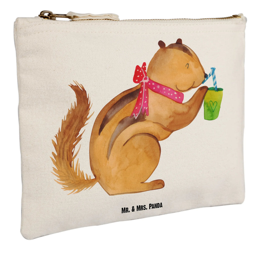 Make-up bag Squirrel smoothies Schminkbeutel, Kulturtasche, toiletry bag, pinsel tasche, utensilientasche, beauty tasche, Mäppchen, beauty case, Federmappe, Kulturbeutel, Waschbeutel, aufbewahrungstasche, aufbewahrungsbeutel, Schlampermäppchen, Etui, Kosmetiktasche, kosmetiktäschchen, Schminktasche, Schminktäschchen, Waschtasche, pencil case, Stiftemäppchen, Kosmetikbeutel, Tiermotive, Tiere, Lustige Sprüche, Gute Laune, Diät, Green Smoothies, Eichhörnchen, Abnehmen, Streifenhörnchen