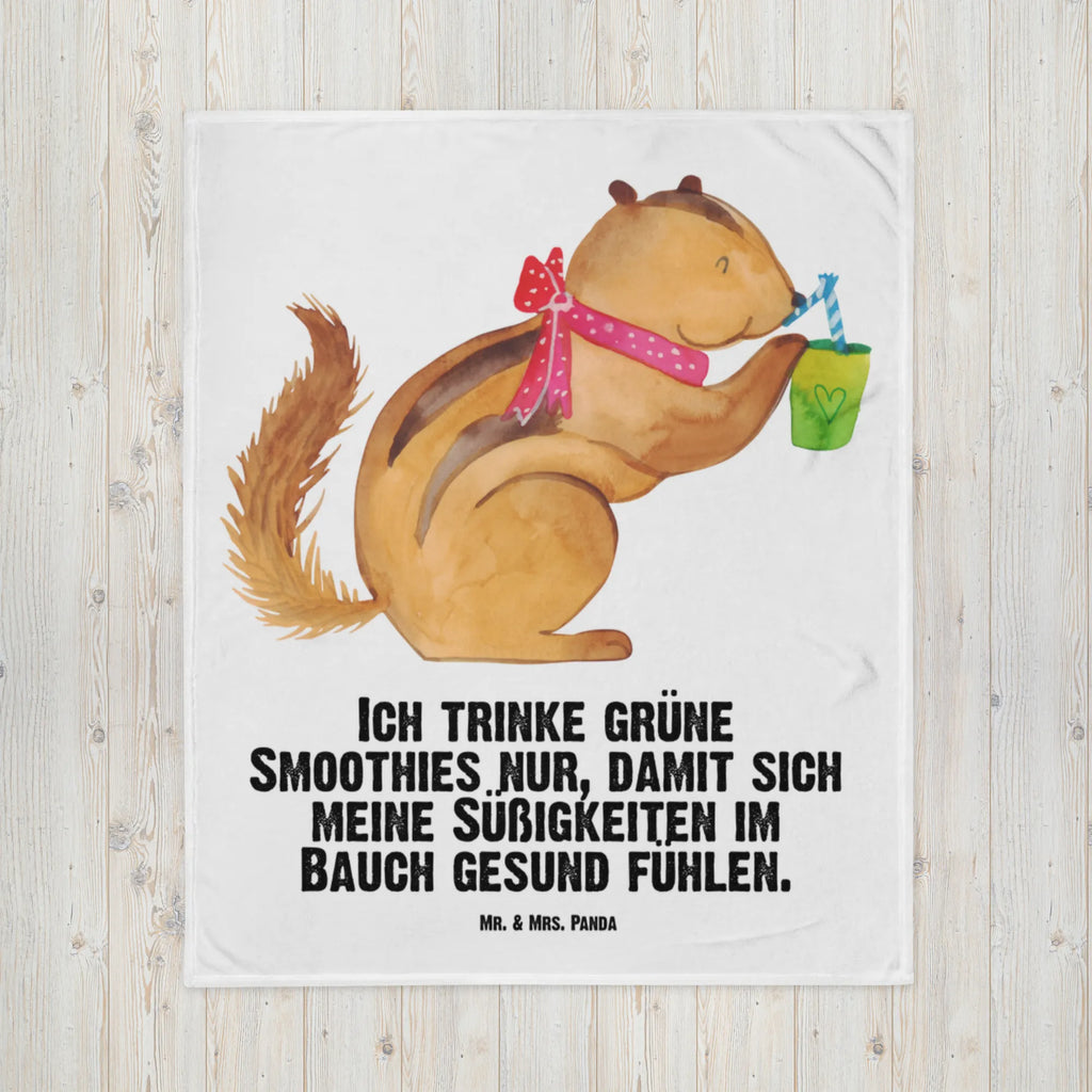 Baby blanket Squirrel smoothies small animals, cute, funny, cute animal motives, hand drawn, small world, funny sayings, good mood, happy, gifts, gift ideas, special gifts, animal lover, card, squirrels, chipmunks, weight loss, Green smoothies, diet