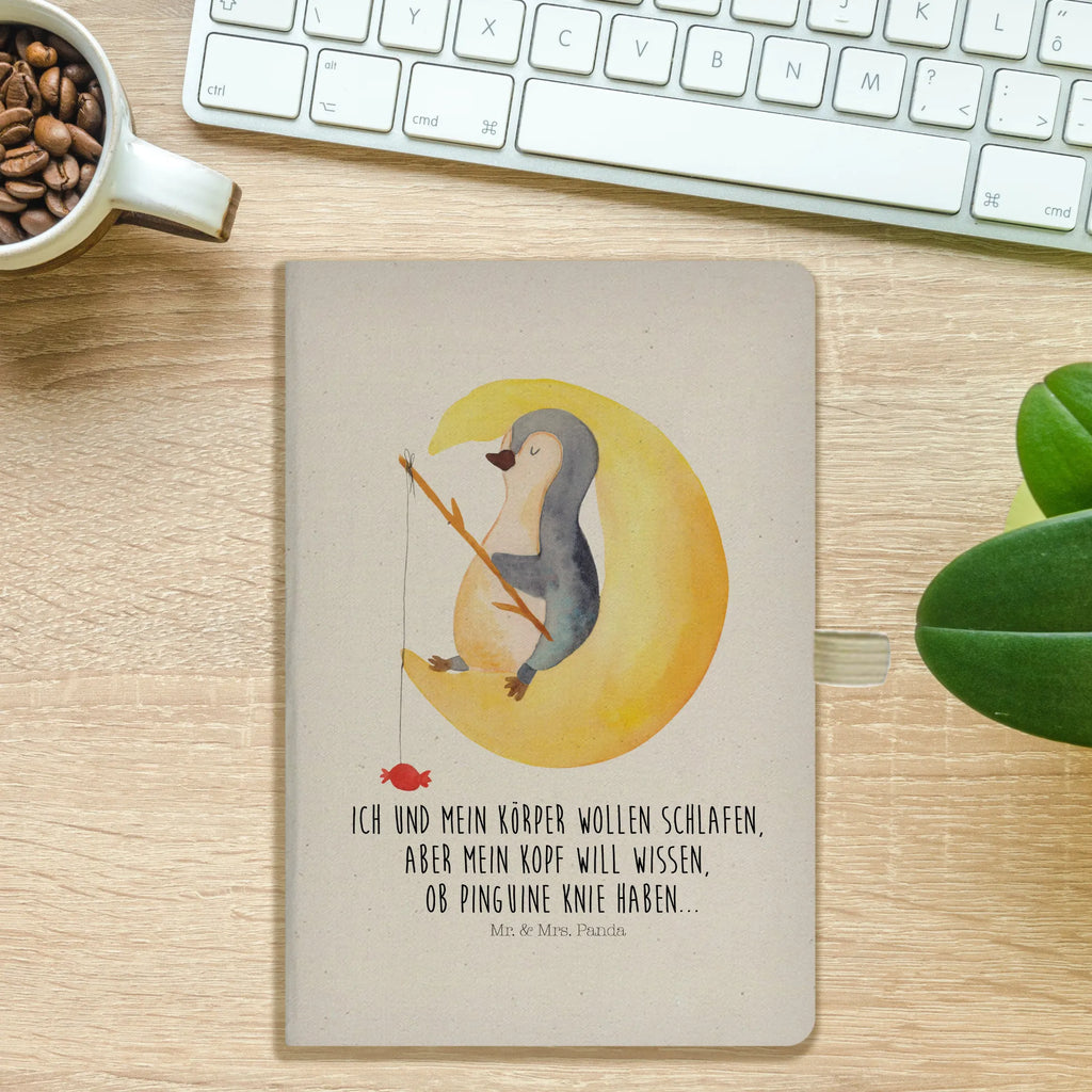 Bawełniany notatnik DIN A4 pingwin księżyc Skizzenbuch, Schreibbuch, din a5 buch, A5 Notizbuch, din a5 kladde, din a5 notizbuch, A5 Heft, Notizbuch A5, hardcover notizbuch, Journal A5, Reisetagebuch, a5 kladde, notizbuch, Notizheft, A5 Journal, hardcover kladde, Schreibheft A5, A5 Skizzenbuch, a5 buch, hardcover journal, Notizbuch A5 Hardcover, Notizheft A5, Tagebuch A5, Tagebuch, Journal, Notizbuch DIN A5, A5 Notizheft, Pinguin, Schlafzimmer, Spruch, Einschlafen, schlafen, Nachtruhe, Schlafstörungen, Gästezimmer, Pinguine