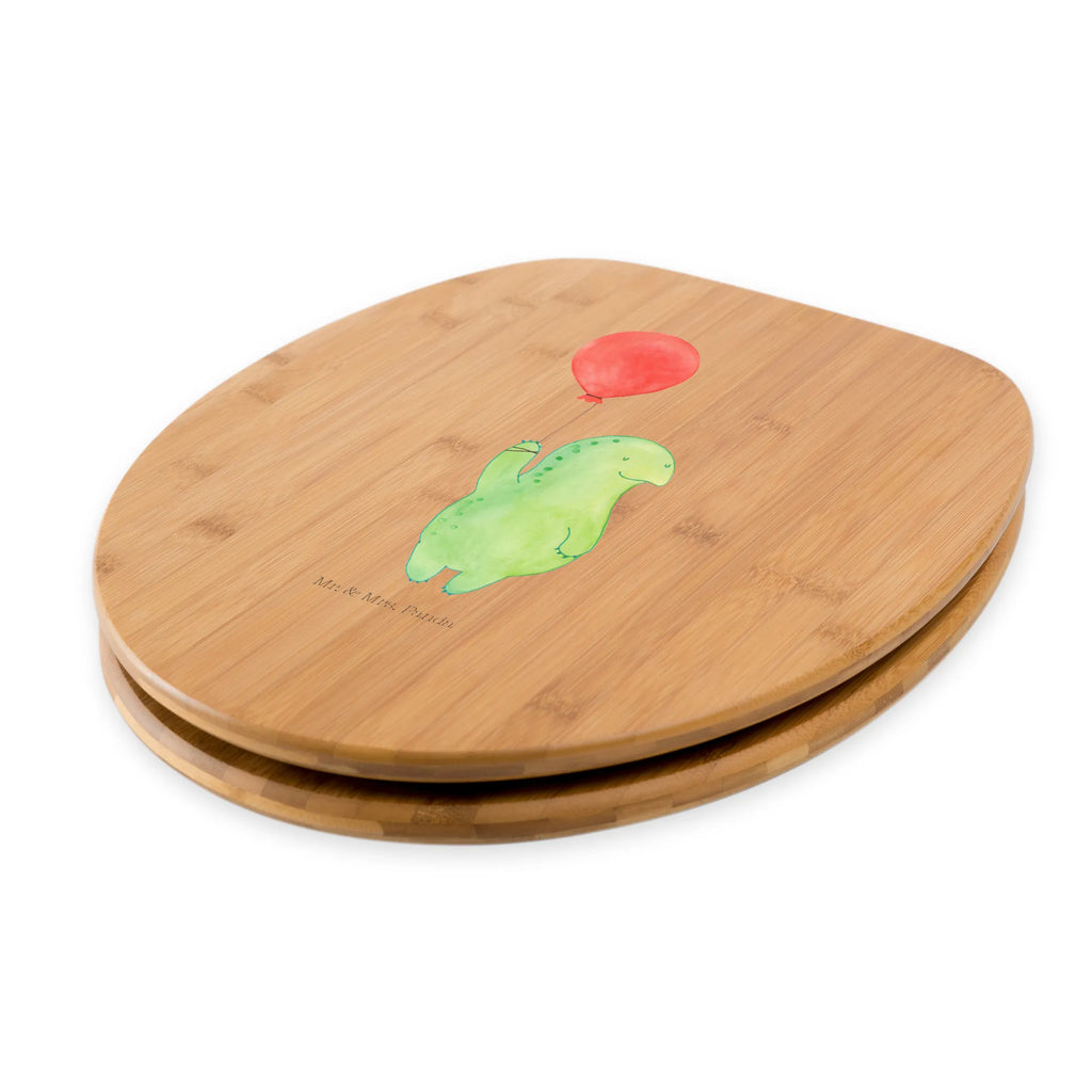 Motiv WC Sitz Schildkröte Luftballon Toilette, Klodeckel, WC-Sitz, Klobrille, Toilettendeckel, Schildkröte, Motivationsspruch, Schildkröten, Motivation, Mutausbruch