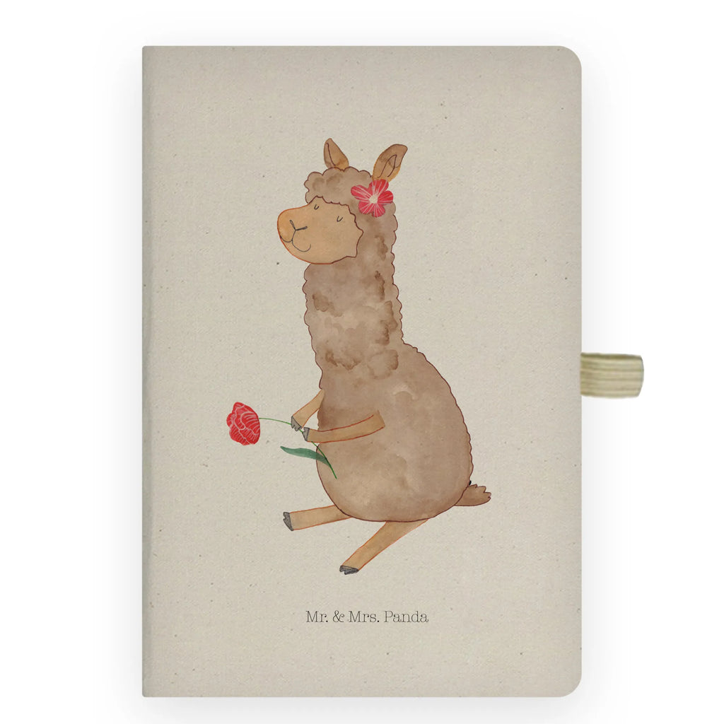 Bawełniany notatnik DIN A4 alpaka kwiat Notizen, Eintragebuch, Tagebuch, Notizblock, Adressbuch, Journal, Kladde, Skizzenbuch, Notizheft, Schreibbuch, Schreibheft, Alpaka, Lama, Blume, Lamas, Alpaka Zitat, Alpaka Spruch, Alpaka Dekor, Alpaka Geschenk, Alpaka Dekoration, Alpaka Witz, Motiv Alpaka