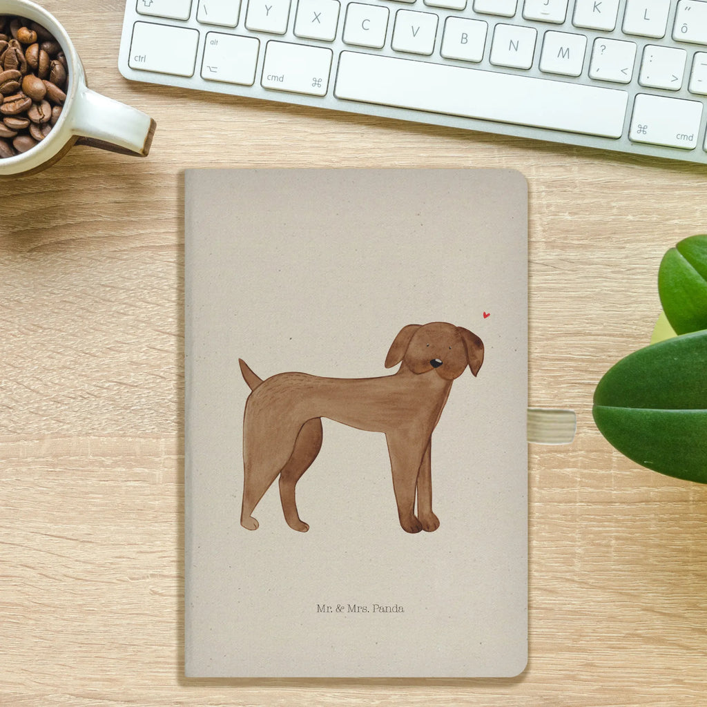 Bawełniany notatnik DIN A4 pies Dog niemiecki Pies, motyw psa, zwierzę domowe, rasa psa, miłośnik zwierząt, właściciel psa, powiedzenia