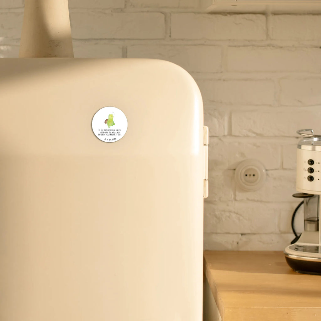 Rund Magnet Schildkröte pfeift Souvenir Magnet, Motivmagnete, Whiteboard Magnet, Notiz Magnet, Kühlschrank Dekoration, Dekomagnet, Pinnwandmagnet, Kühlschrankmagnet, Schildkröte, Depression, Glück, Trennung, fröhlich, Lebensfreude, Schildkröten, Neuanfang, Motivation, Schildi