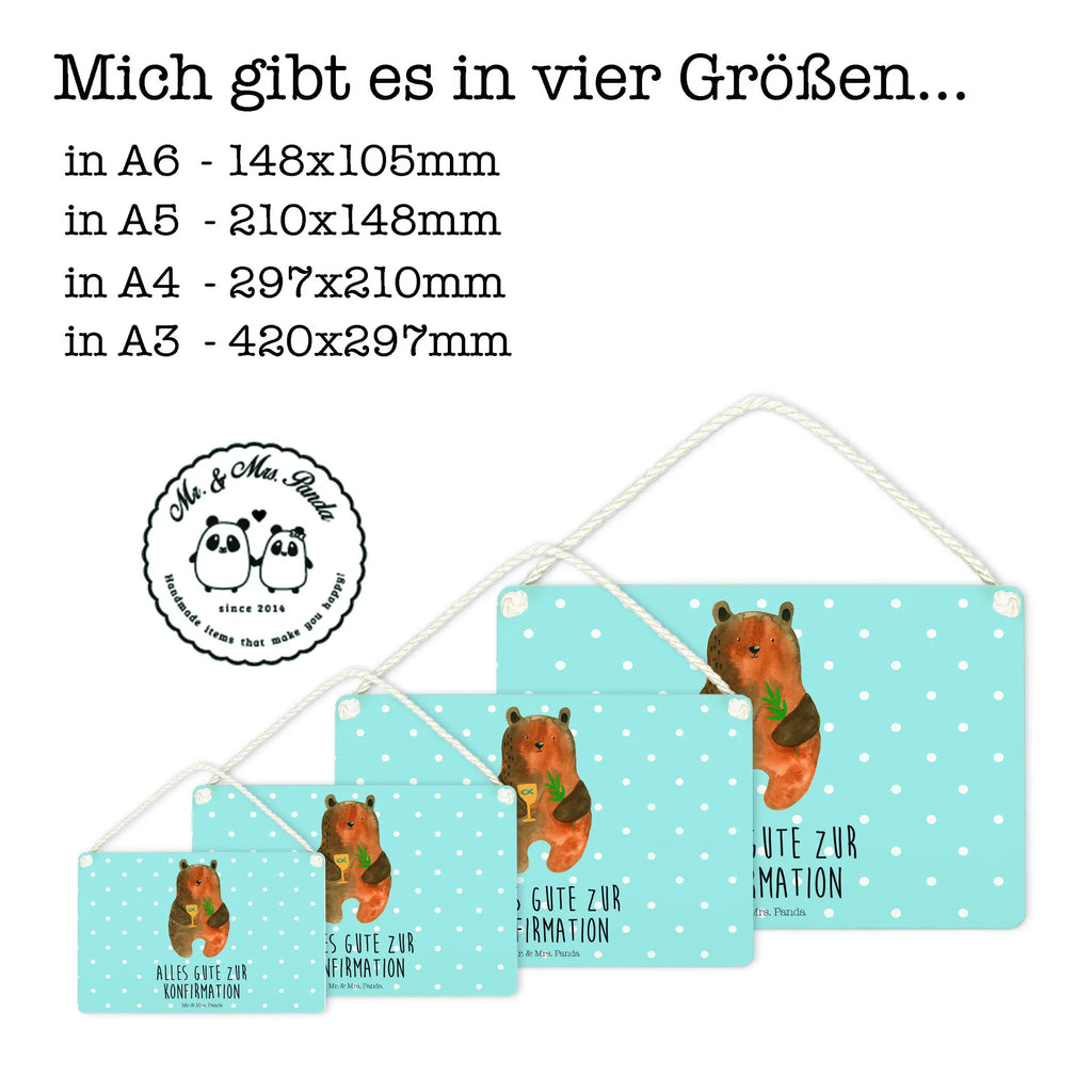 Decorative sign bear confirmation Motivschild, Türschild, Deko Wandtafel, wandhänger, wandtafel, Schild, dekoration schild, Spruchschild, Holztafel, Küchenschild, Badschild, hängeschild, holzbild, Wandschild, Schild mit Spruch, Deko Schild, dekotafel, dekoschilder, Türschild Familie, Dekoschild, sprüche schild, Holzschild, Bär, Teddy, Teddybär, Konfirmation, Kirche, Gottesdienst, Evangelisch