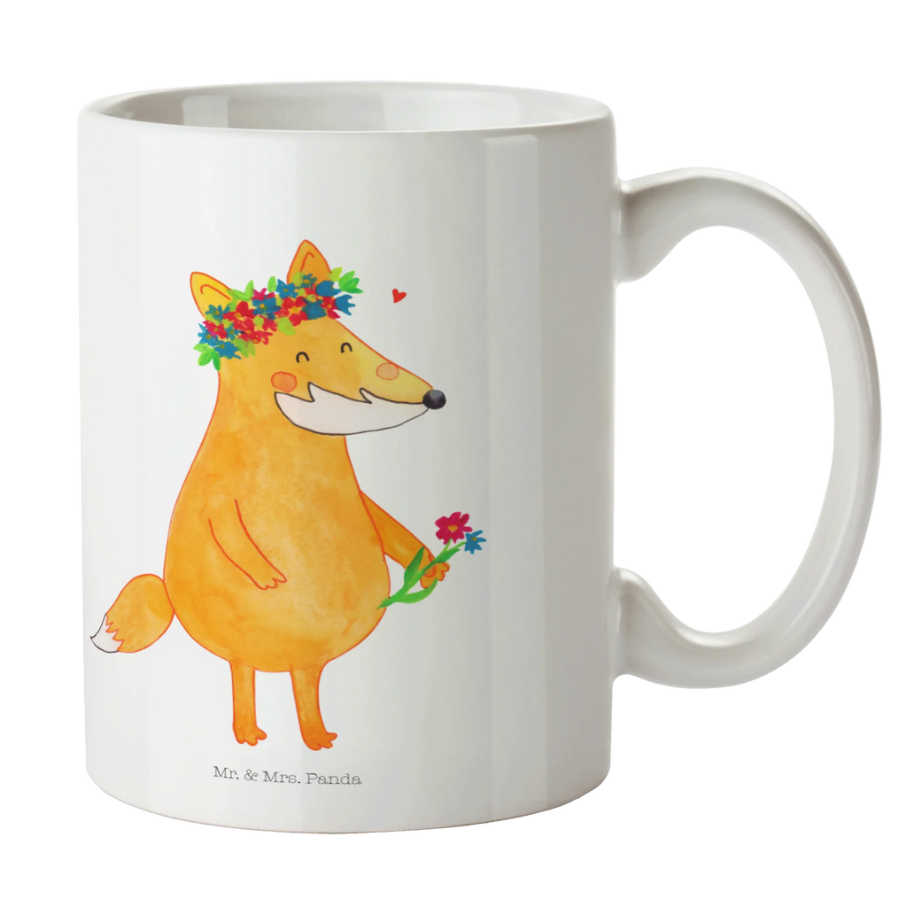 Tasse Fuchs Blumen Teetasse, Tasse mit Motiven, Geschenktasse, Tasse mit Zitaten, Porzellantasse, Tasse, Kaffeetasse, Bürotasse, Keramiktasse, Fuchs, Füchse, Liebesbeweis, Selbstliebe, mich, Fuchsmädchen, Fox, Freundinnen, Freude, Blume, Motivation, Freundin, ich, Liebe, Blumen, Blumenmädchen