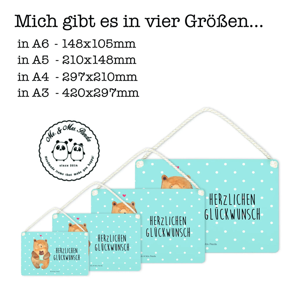 Decorative sign bear infant bear, teddy, teddy bear, cuddly toy, birth, grandson, baptism, congratulations, baby, birthday, nephew, niece, parents, baptized child, mother, grandchild