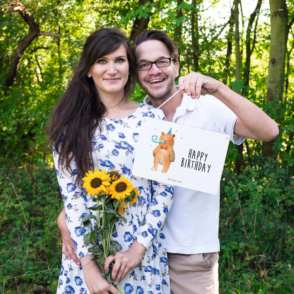 Decorative sign bear Birthday bear, teddy, teddy bear, cuddly toy, Happy birthday