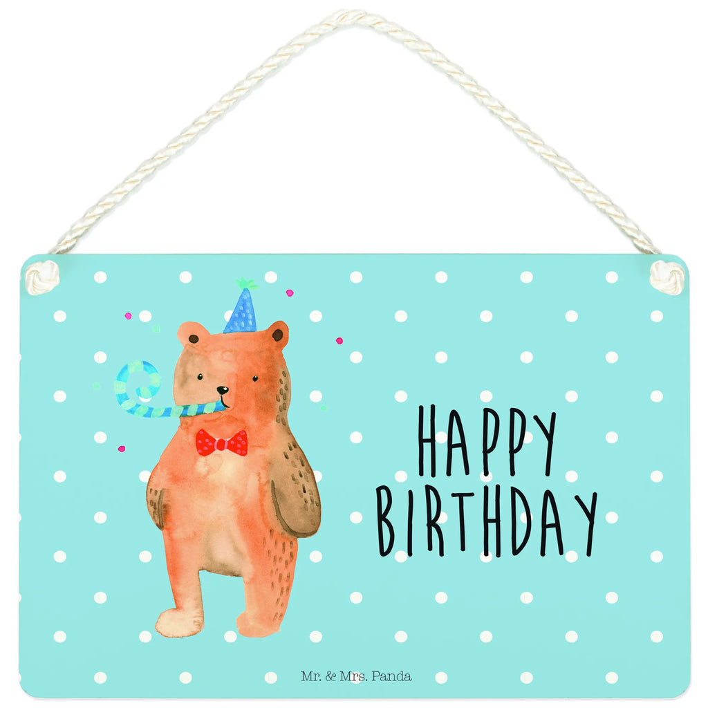 Decorative sign bear Birthday bear, teddy, teddy bear, cuddly toy, Happy birthday