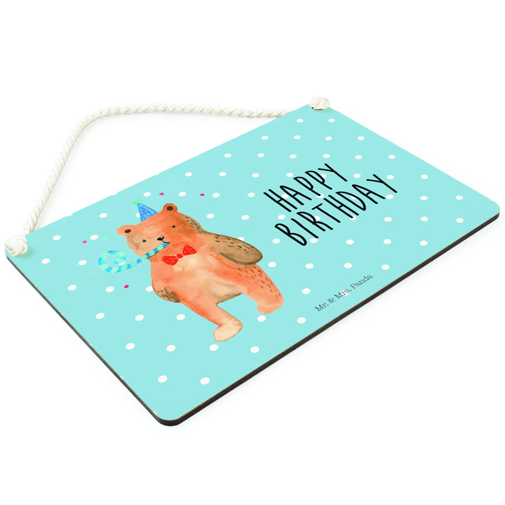 Decorative sign bear Birthday bear, teddy, teddy bear, cuddly toy, Happy birthday