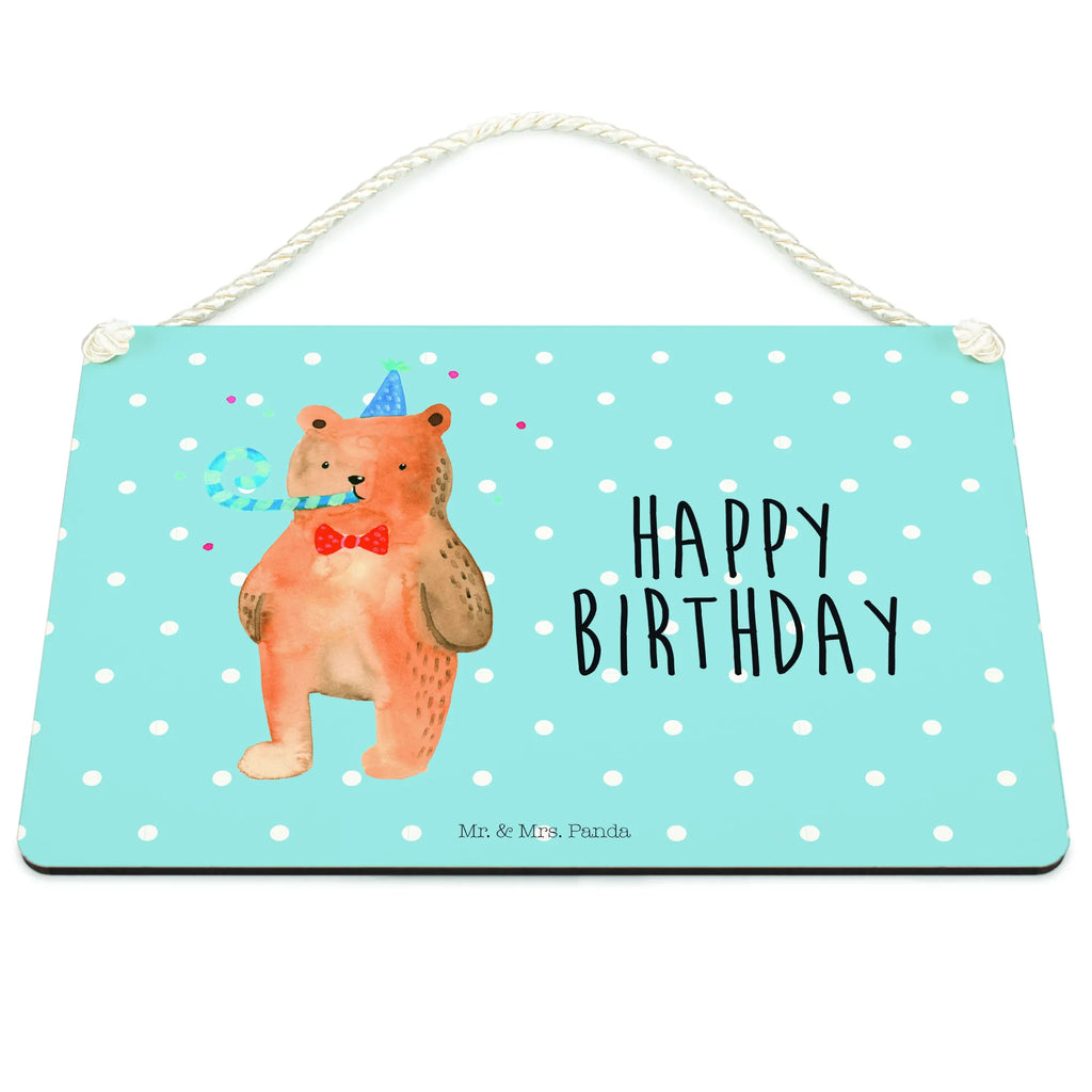 Decorative sign bear Birthday bear, teddy, teddy bear, cuddly toy, Happy birthday
