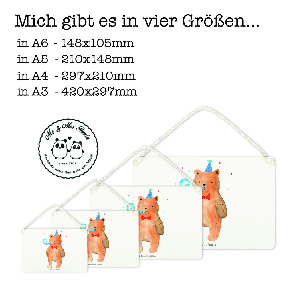 Decorative sign bear Birthday bear, teddy, teddy bear, cuddly toy, Happy birthday