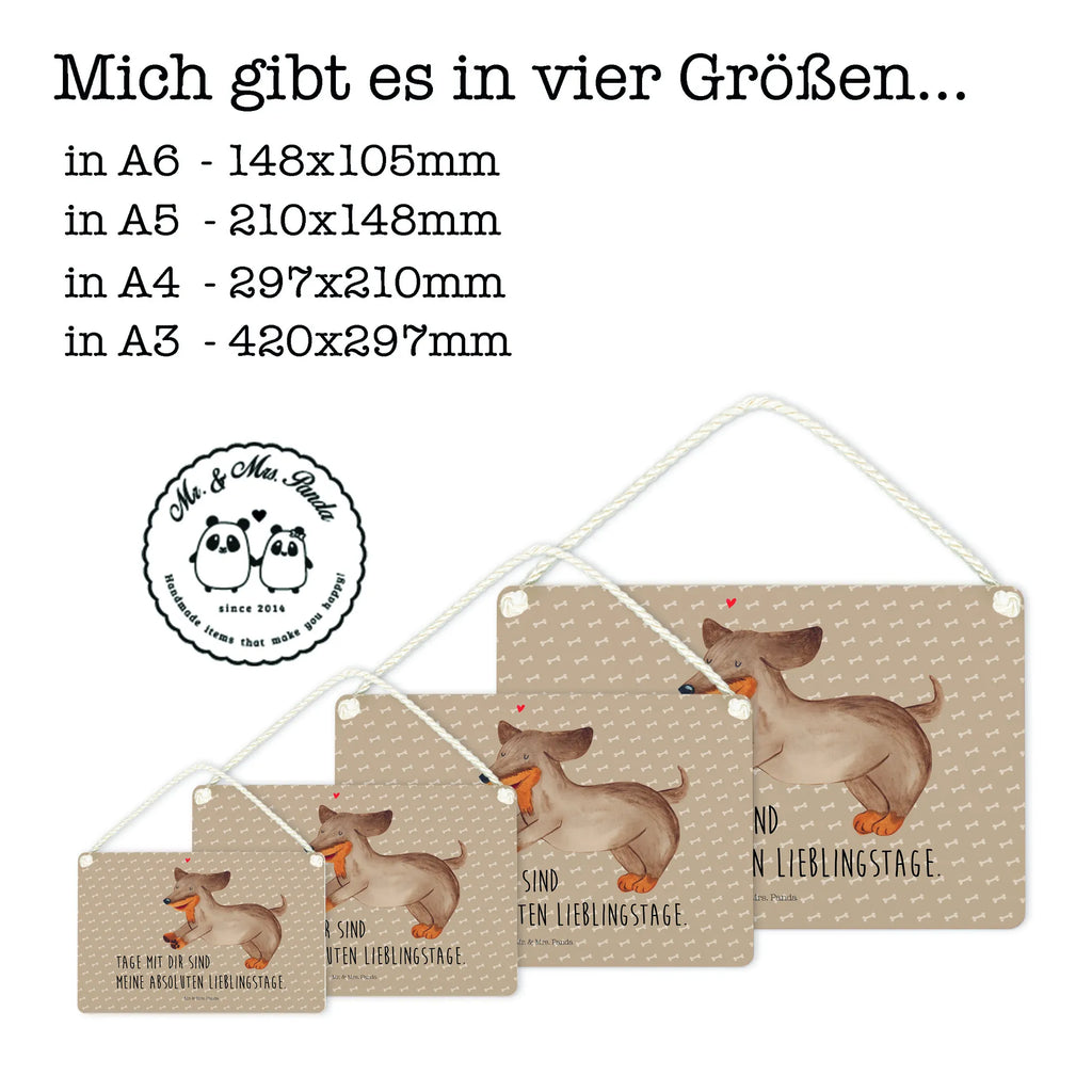 Dekoracyjny znak pies Jamnik Pies, motyw psa, zwierzę domowe, rasa psa, miłośnik zwierząt, właściciel psa, powiedzenia