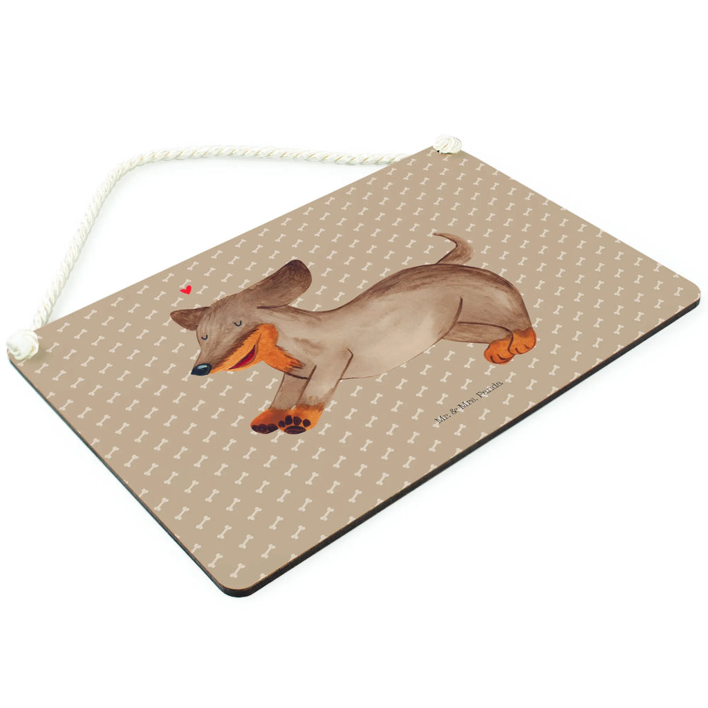 Dekoracyjny znak pies Jamnik Pies, motyw psa, zwierzę domowe, rasa psa, miłośnik zwierząt, właściciel psa, powiedzenia