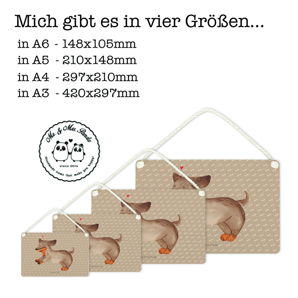 Dekoracyjny znak pies Jamnik Pies, motyw psa, zwierzę domowe, rasa psa, miłośnik zwierząt, właściciel psa, powiedzenia