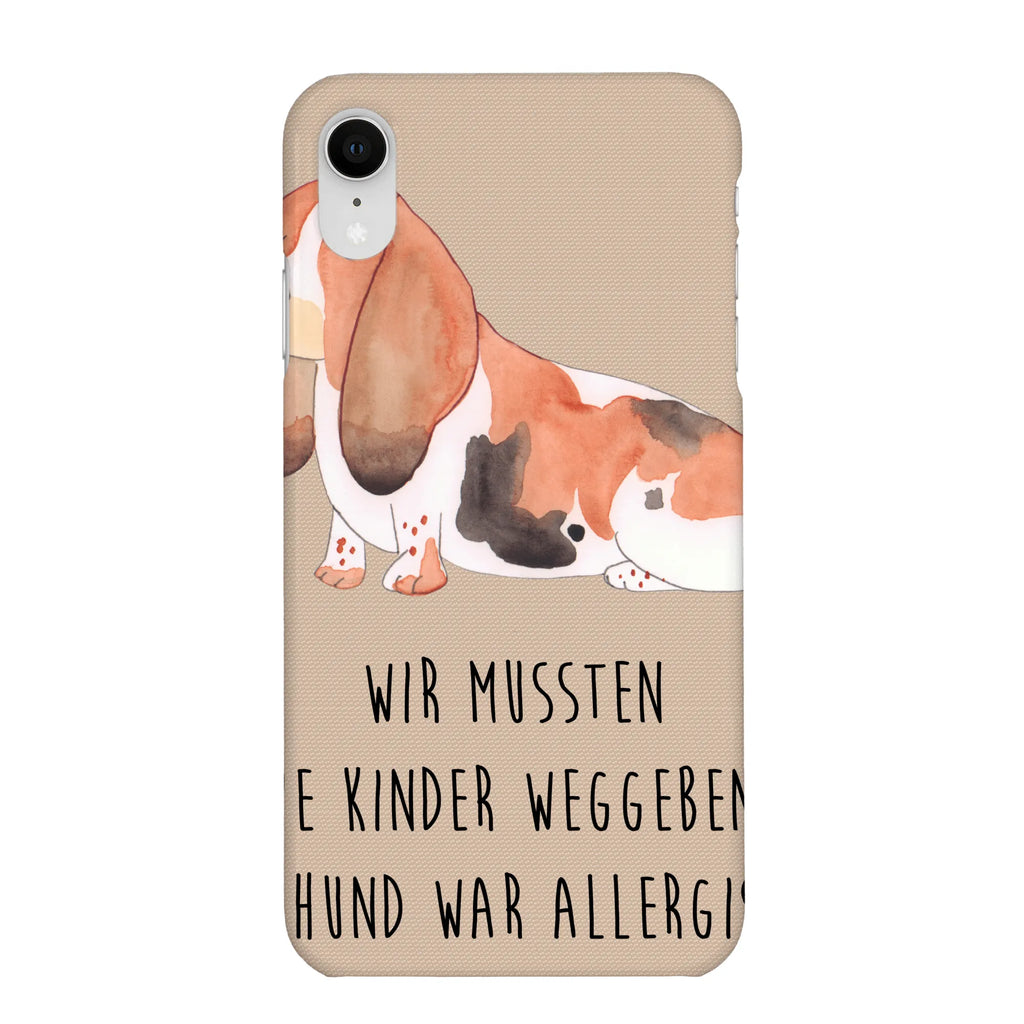 Etui na iPhone 11 pies Basset Hound Pies, motyw psa, zwierzę domowe, rasa psa, miłośnik zwierząt, właściciel psa, powiedzenia