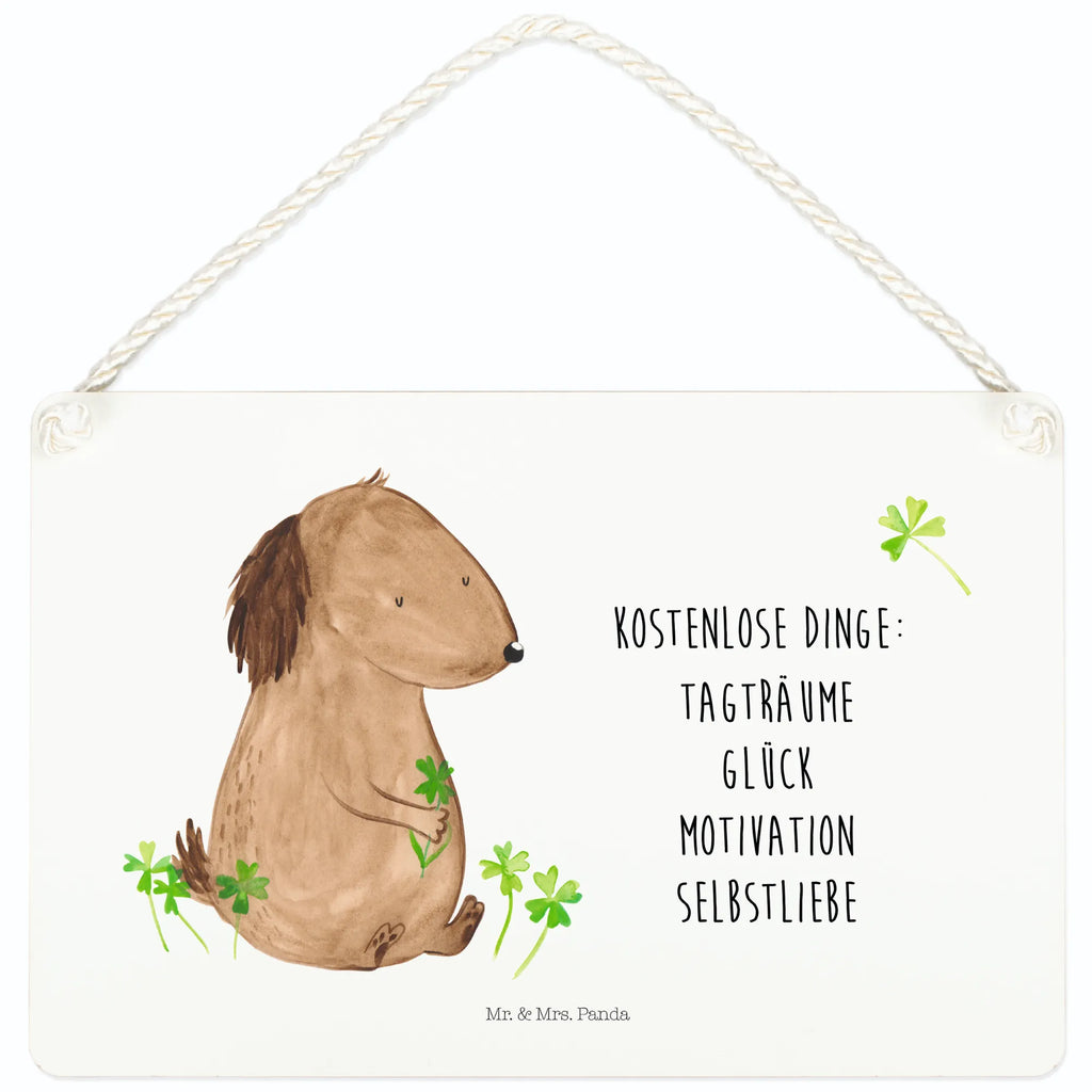 Dekoracyjny znak pies koniczyna Pies, motyw psa, zwierzę domowe, rasa psa, miłośnik zwierząt, właściciel psa, powiedzenia