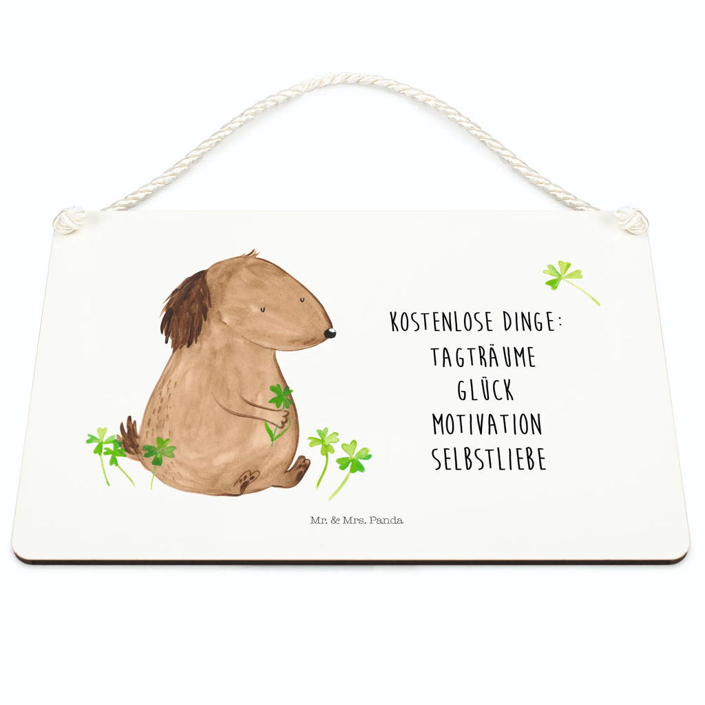 Dekoracyjny znak pies koniczyna Pies, motyw psa, zwierzę domowe, rasa psa, miłośnik zwierząt, właściciel psa, powiedzenia