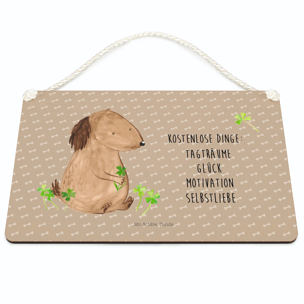 Dekoracyjny znak pies koniczyna Pies, motyw psa, zwierzę domowe, rasa psa, miłośnik zwierząt, właściciel psa, powiedzenia