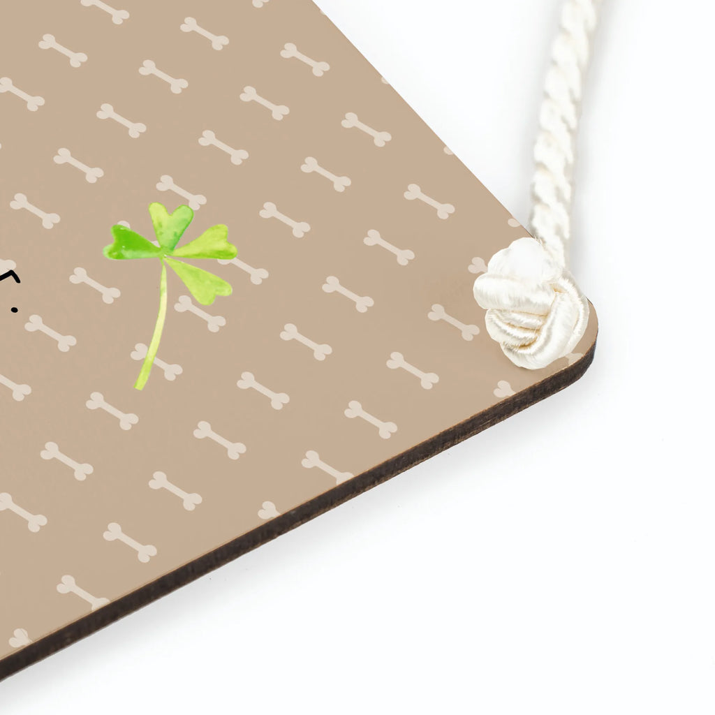 Dekoracyjny znak pies koniczyna Pies, motyw psa, zwierzę domowe, rasa psa, miłośnik zwierząt, właściciel psa, powiedzenia