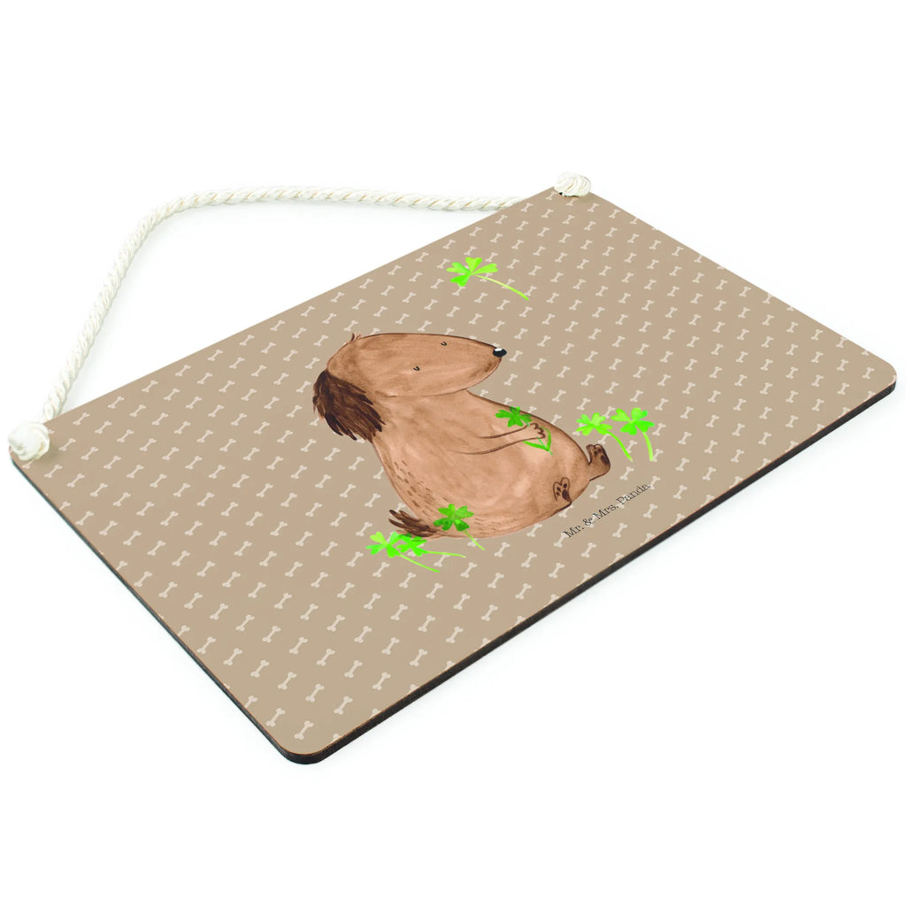 Dekoracyjny znak pies koniczyna Pies, motyw psa, zwierzę domowe, rasa psa, miłośnik zwierząt, właściciel psa, powiedzenia